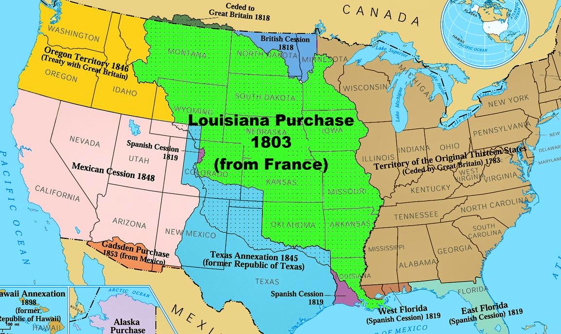 Mexican Cession Map